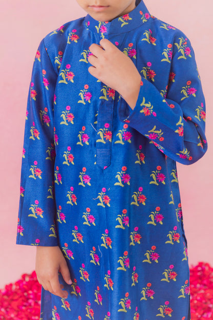 Neela Kurta With Pants