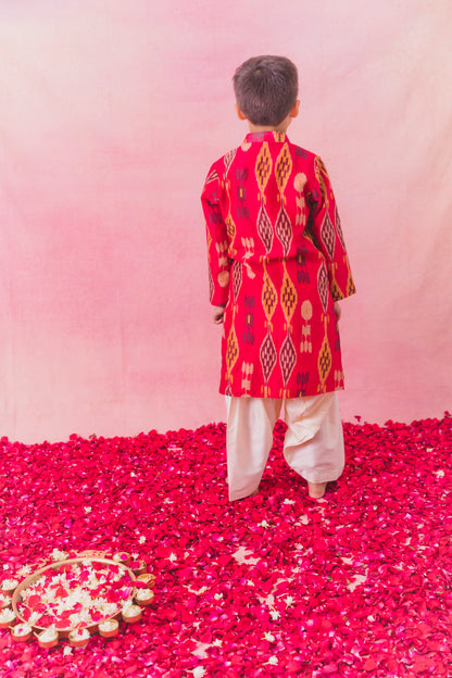 Ikat kurta with salwar