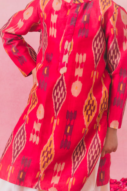 Ikat kurta with salwar