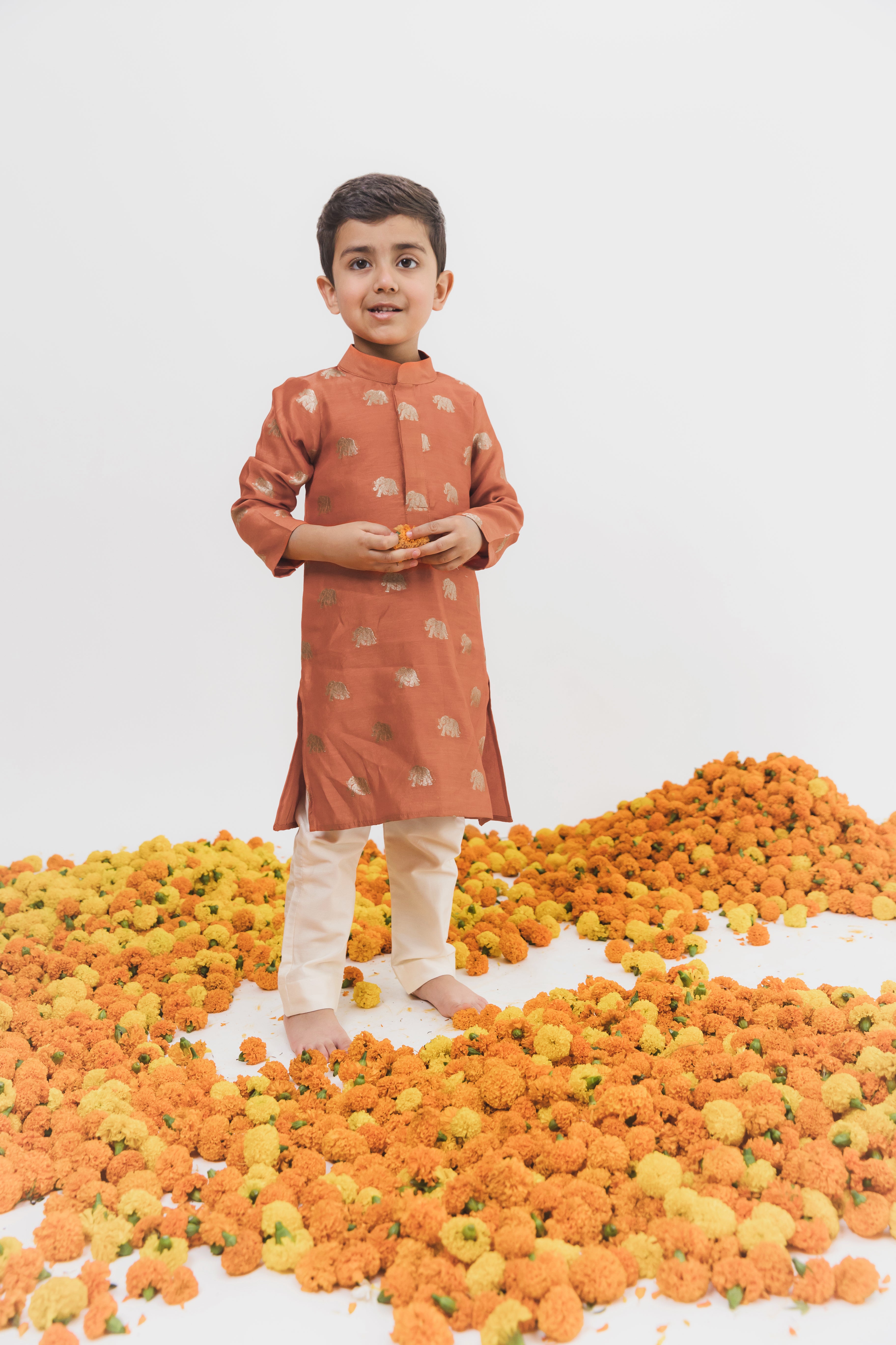 Orange Kurta set