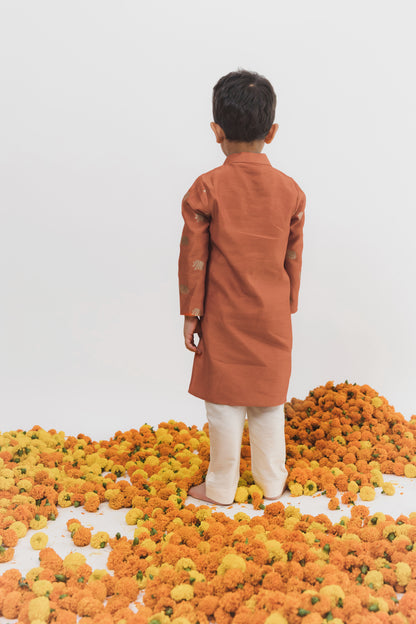 Orange Kurta set