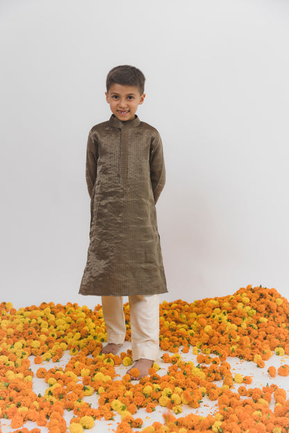 Brown Kurta set