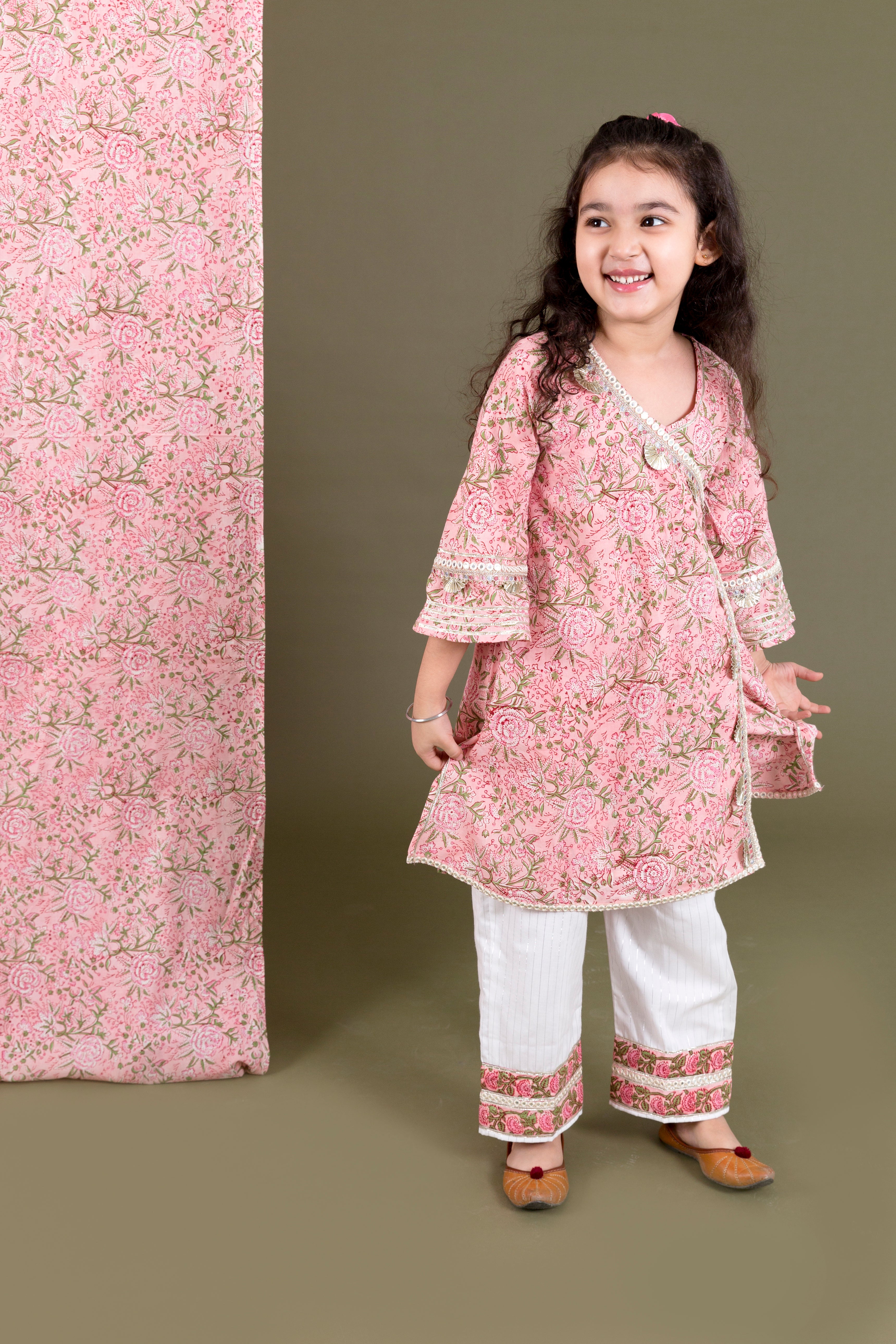 Block Print Kurta With  Pants