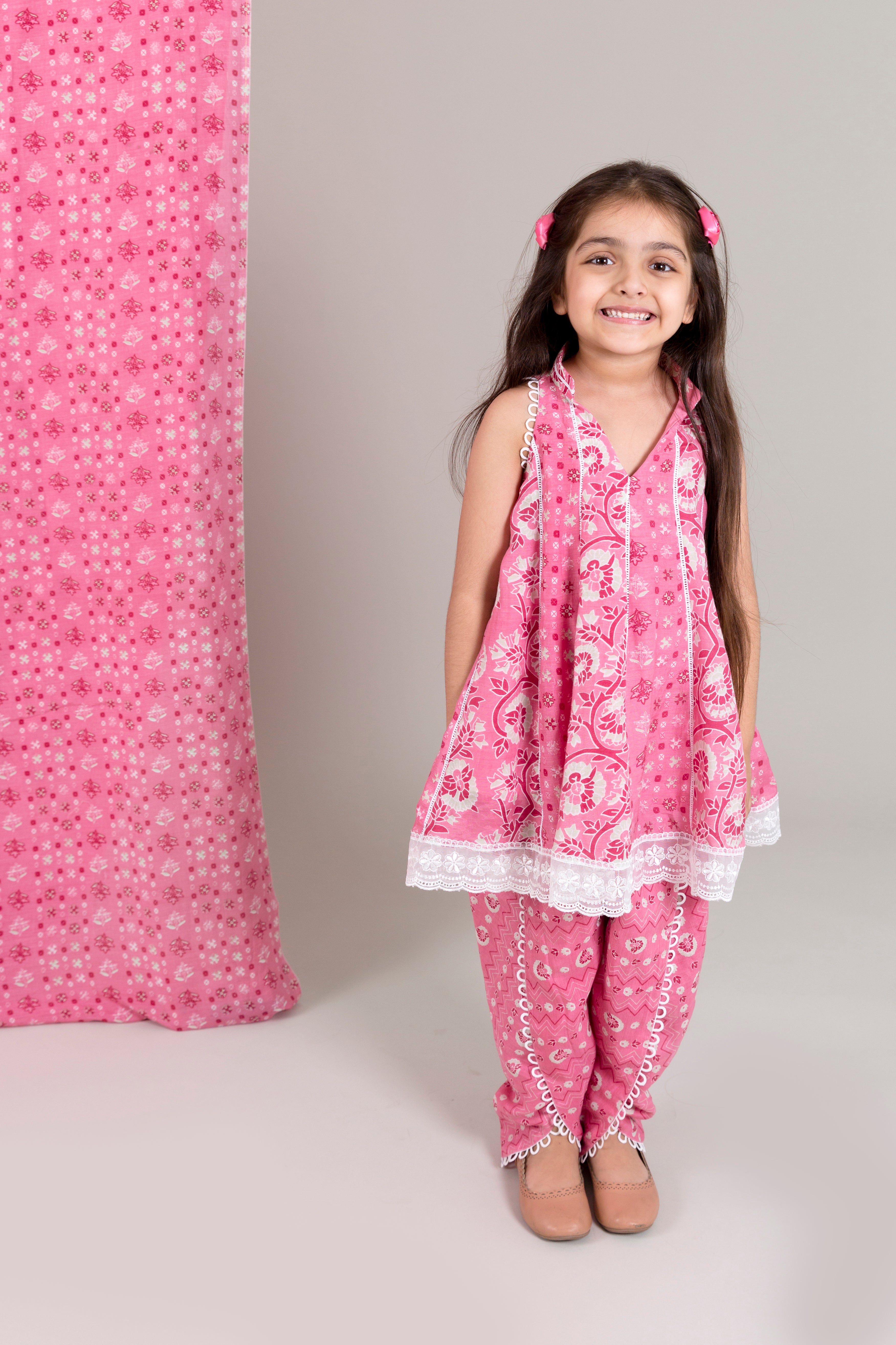 Muslin Top With Dhoti