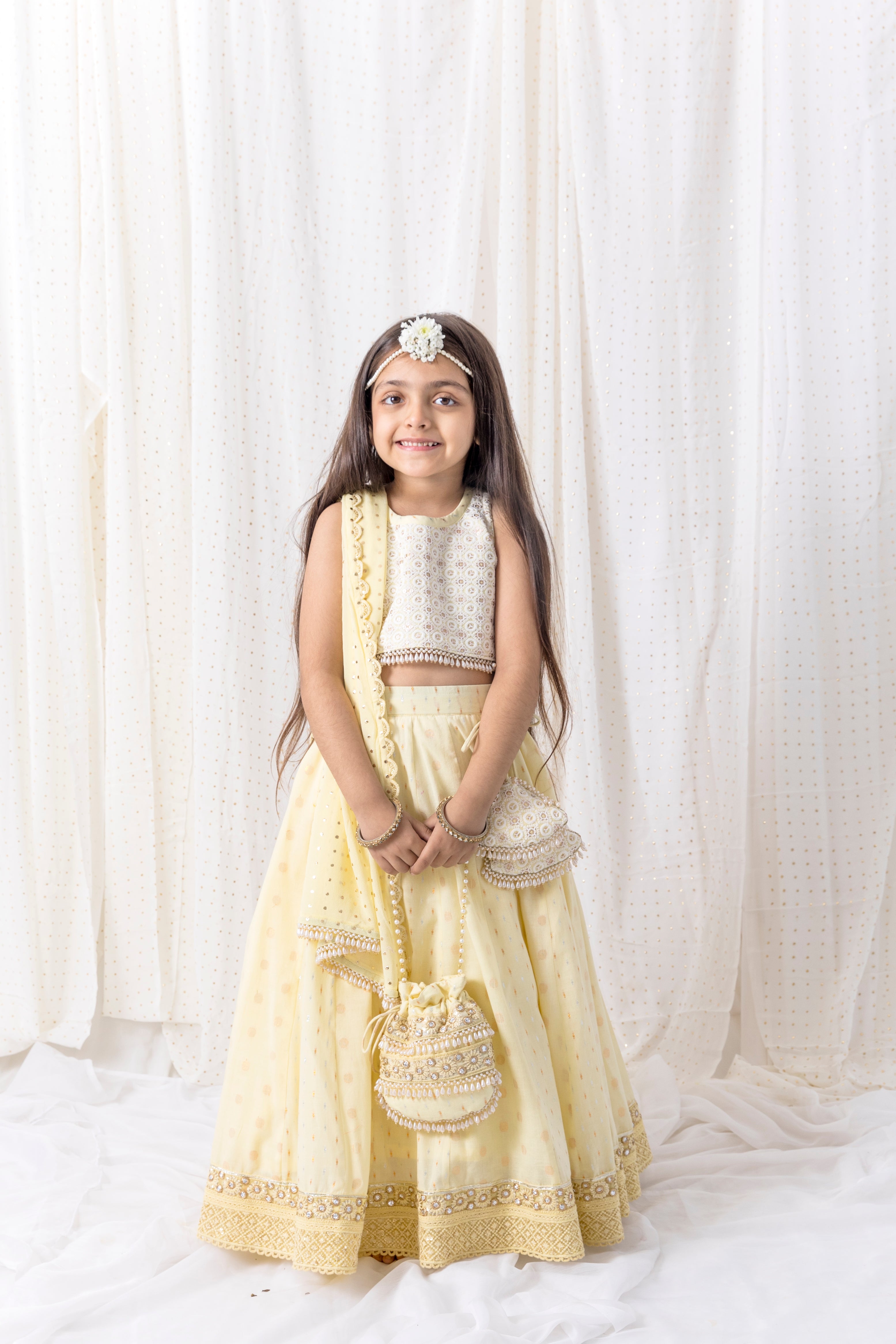 Pastel Yellow Lehnga