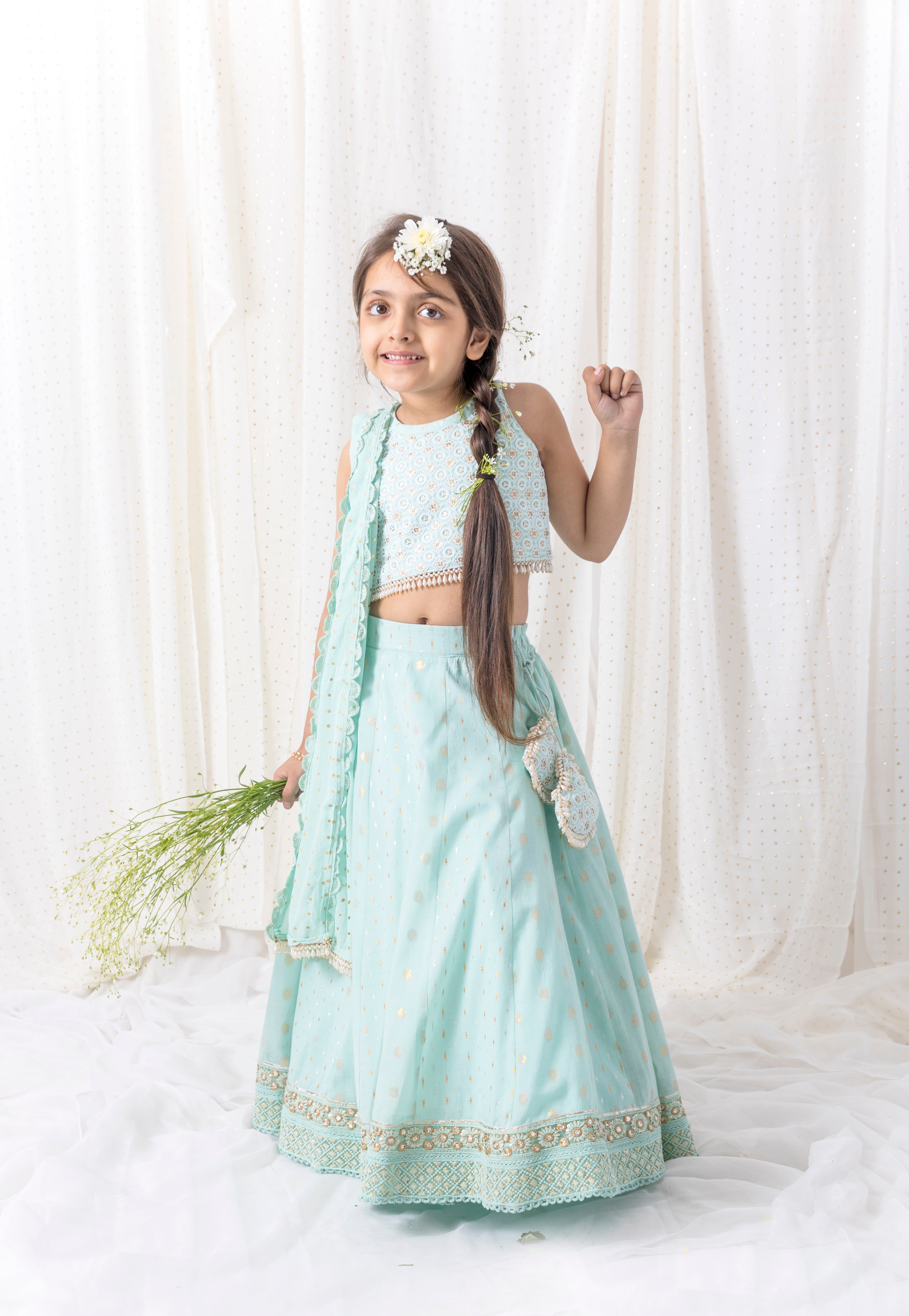 Ice Blue Lehnga
