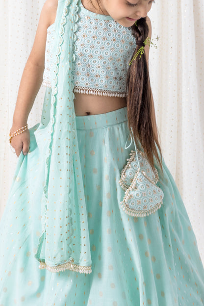Ice Blue Lehnga