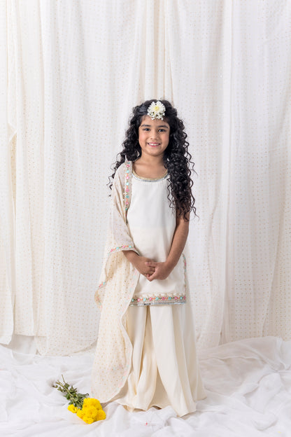 Muslin Shirt with Sharara