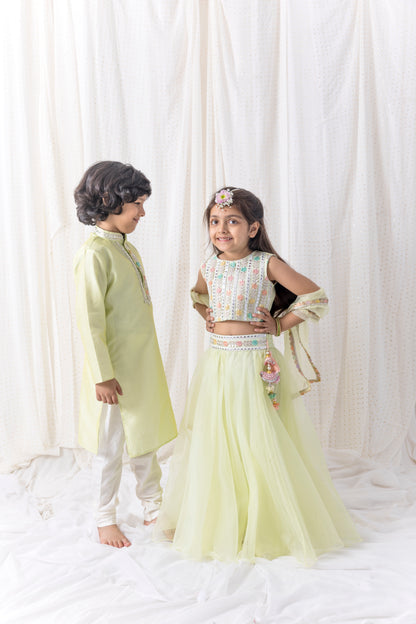 Organza Lehnga and Top
