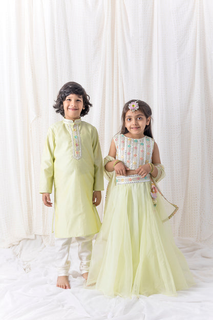 Organza Lehnga and Top