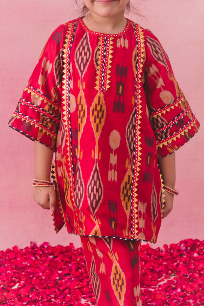 Ikat Choga Set