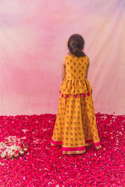 Haldi Peplum Set