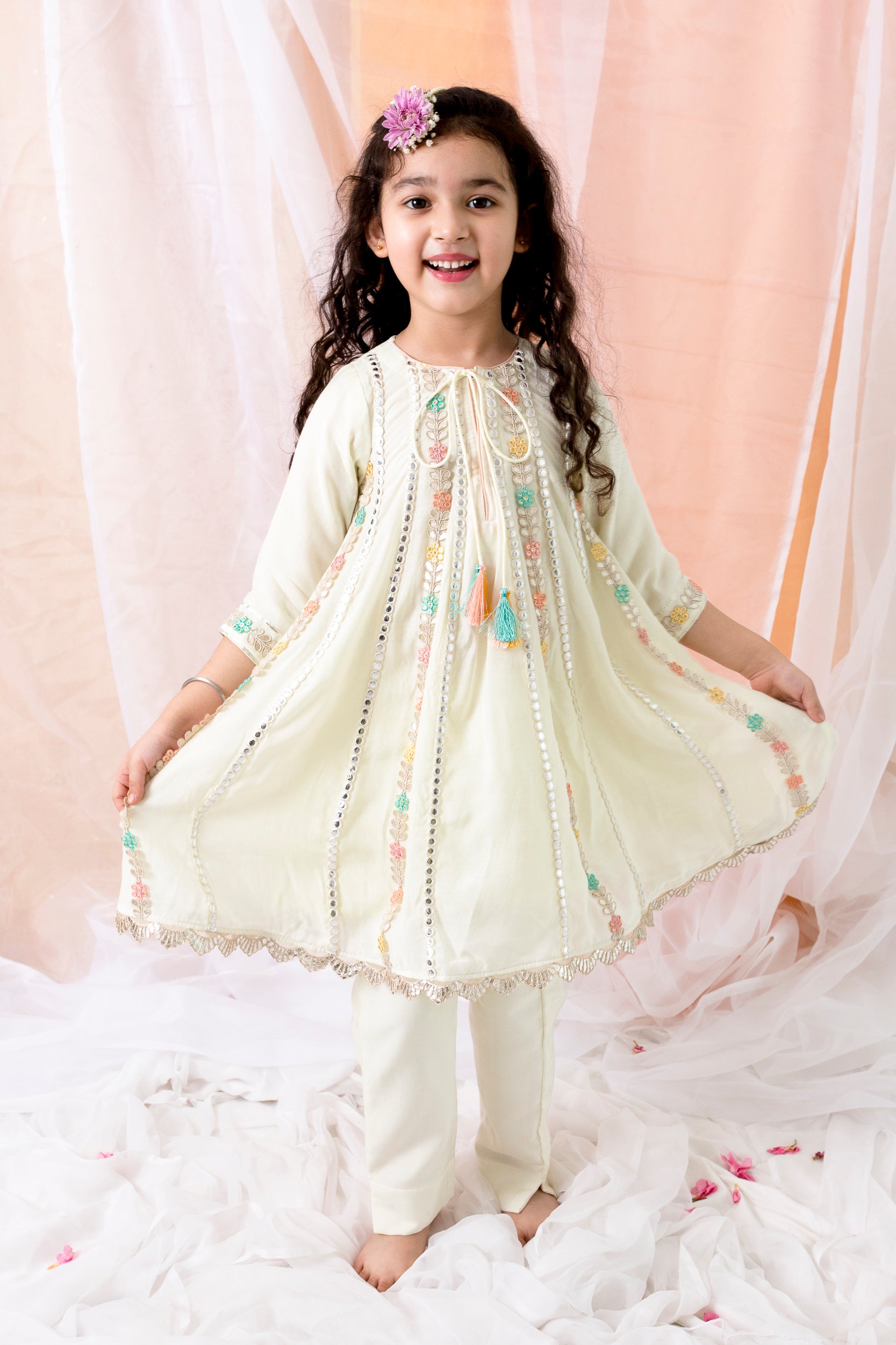 Muslin Top With Pants